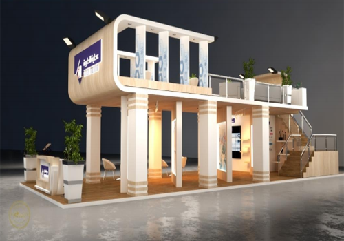 double-decker-exhibition-stand-riyadh-saudi - Navyom Design and Build - Navyom Design and Build